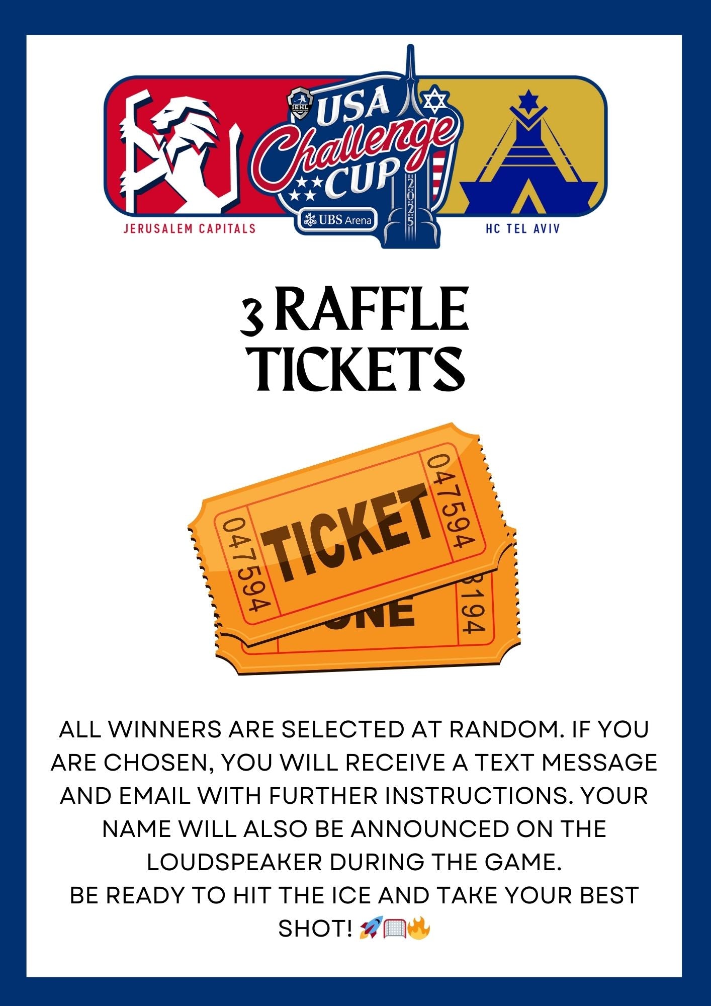ππ₯ IEHL Intermission Shootout Raffle β Your Chance to Take the Ice & Win BIG! π₯π